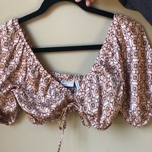 ASOS Cropped shirt size US 0